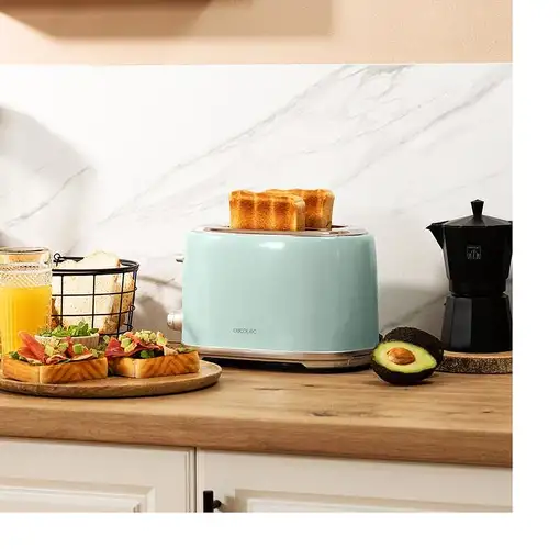 Cecotec 03234 tostadora 6 2 rebanada(s) 980 W Azul