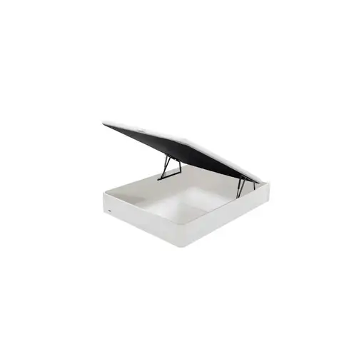 Pack Flex Colchón Nube Visco + Canapé Madera 19 (90x200 cm - Blanco)