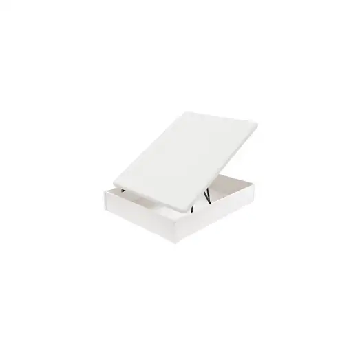 Pack Flex Colchón Nube Visco + Canapé Madera 19 (90x200 cm - Blanco)