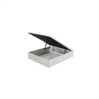 Pack Flex Colchón Garbí Visco + Canapé Madera 25 (160x190 cm - Blanco)