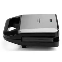 Orbegozo SW 7560 sandwichera 750 W Negro, Plata