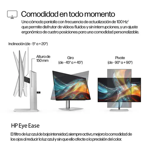 HP Monitor FHD serie 7 Pro de 23,8 pulgadas - 724pf