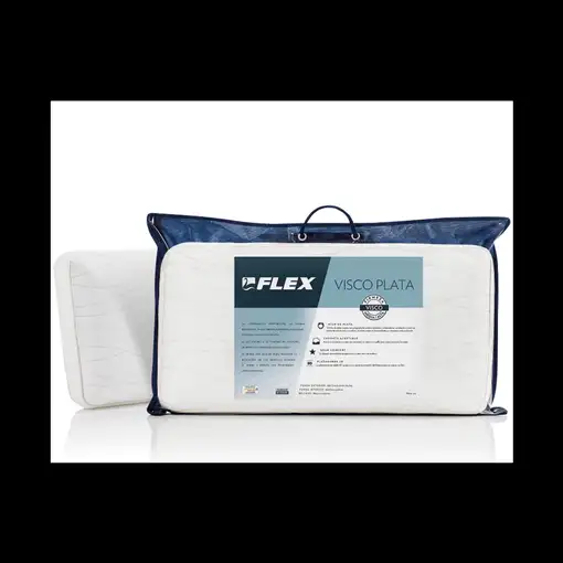 Almohada Flex Visco Plata Viscoelástica (90 cm)