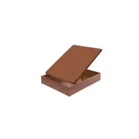 Pack Flex Nimbus + Canapé Madera 19 + Almohadas (135x190 cm - Cerezo)