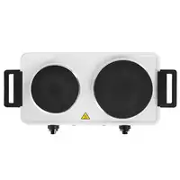 Orbegozo PE 2755 hobs Blanco Encimera 2 zona(s)