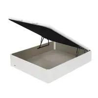 Canapé Abatible Flex Madera 25 Tejido Transpirable 3D (180x190 cm - Nogal)