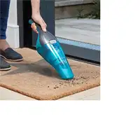 Black & Decker WDC215WA aspiradora de mano Azul, Titanio Sin bolsa