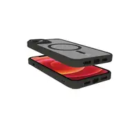 Celly Magmatt funda para teléfono móvil 17 cm (6.7\) Negro, Transparente