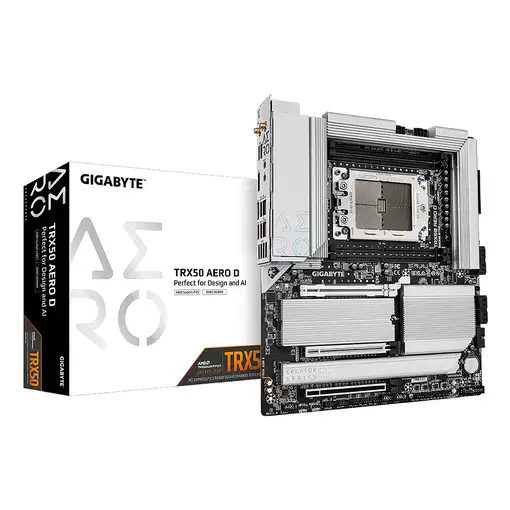 GIGABYTE TRX50 AERO D Placa base - Compatible con AMD Ryzen Threadripper 9000 Seri