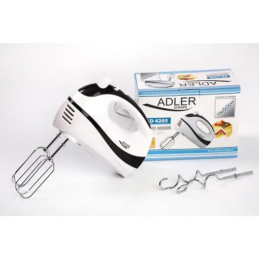 Adler AD 4205 Batidora de mano 300 W Negro, Blanco