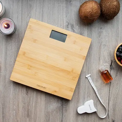 Cecotec Surface Precision 9300 Healthy Plaza Bamboo Báscula personal electrónica