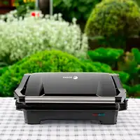 Grill multifunción 1200W, apertura 180°, negro, Easygrill FGE08020 FAGOR