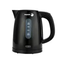 Hervidor Eléctrico 2200W, 1L, Apagado Automático, Teya Noir FGE10001 FAGOR