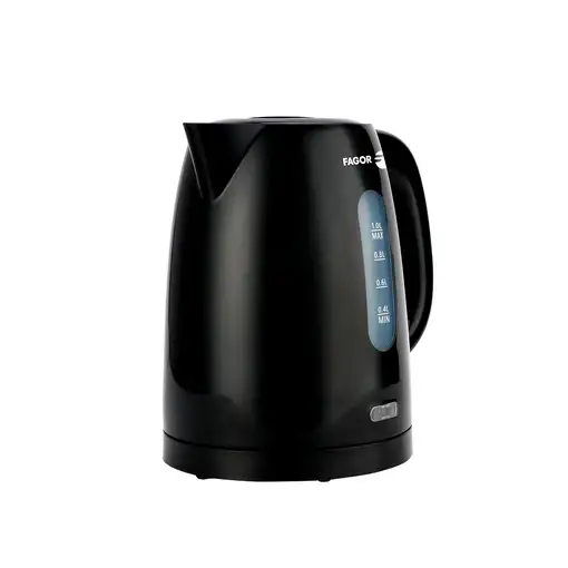 Hervidor Eléctrico 2200W, 1L, Apagado Automático, Teya Noir FGE10001 FAGOR