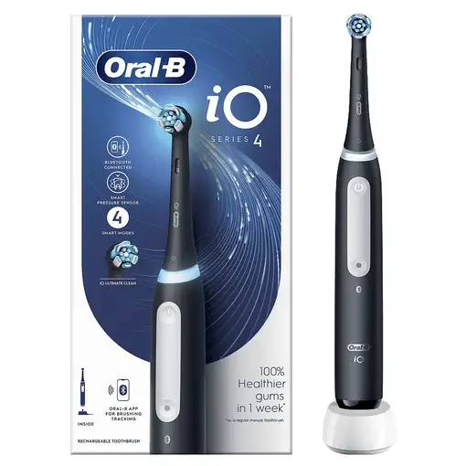 Oral-B iO Series 4 Adulto Cepillo dental vibratorio Negro