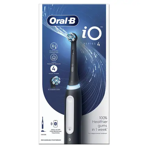 Oral-B iO Series 4 Adulto Cepillo dental vibratorio Negro