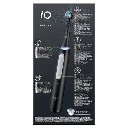 Oral-B iO Series 4 Adulto Cepillo dental vibratorio Negro