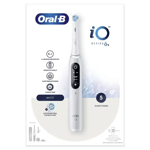 Oral-B iO 6 Adulto Cepillo dental vibratorio Blanco Oral-B iO 6 Adulto Cepillo dental vibratorio Blanco