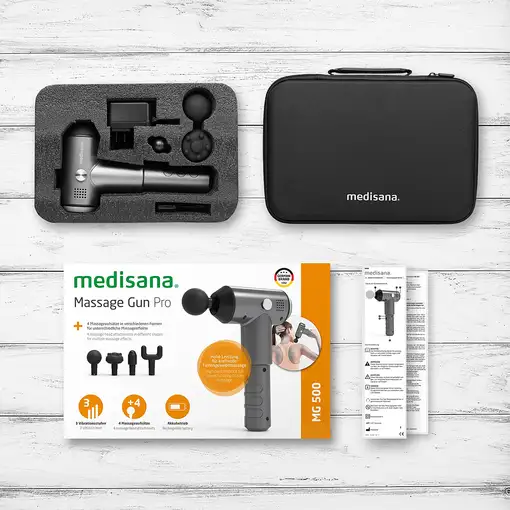Medisana MG 500 masajeador Universal Negro, Gris