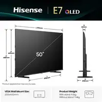 Hisense 50E77Q 127 cm (50") 4K Ultra HD Smart TV Wifi Negro