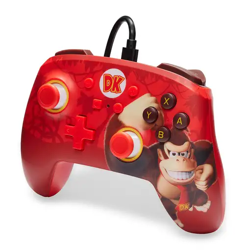 PowerA Enhanced Rojo USB Gamepad Analógico/Digital Nintendo Switch, Nintendo Switc