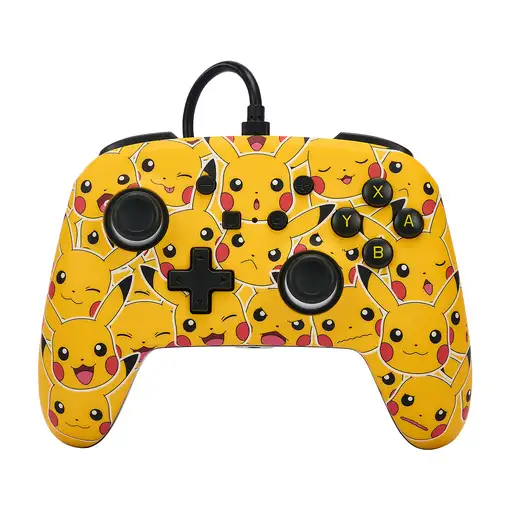 PowerA NSGP0083-01 mando y volante Negro, Rojo, Amarillo USB Gamepad Analógico Nin