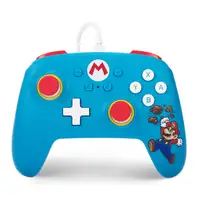 PowerA NSGP0198-01 mando y volante Azul USB Gamepad Analógico Nintendo Switch, Nin