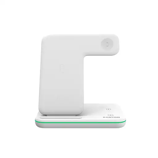 Canyon Cargador inalámbrico WS-303 15W 3en1 Blanco