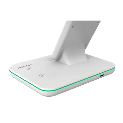 Canyon Cargador inalámbrico WS-303 15W 3en1 Blanco