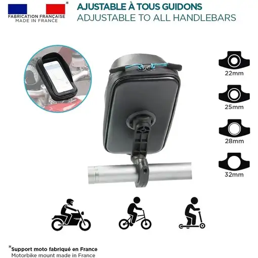 Mobilis 044023 funda para teléfono móvil Funda de protección Negro