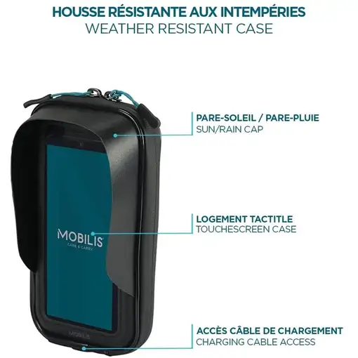 Mobilis 044023 funda para teléfono móvil Funda de protección Negro
