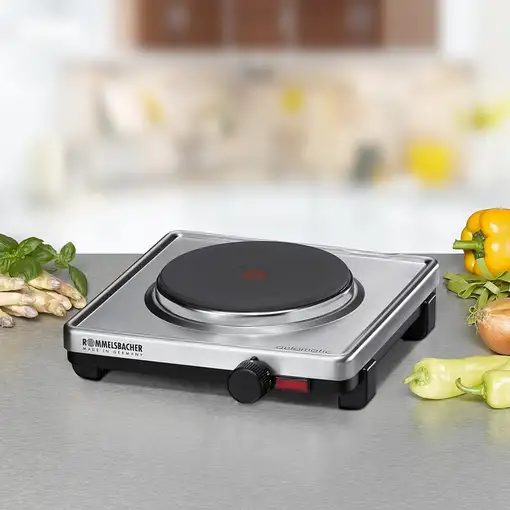 Rommelsbacher AK 1599/E hobs Acero inoxidable Encimera 24 cm Hornillo eléctrico /