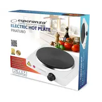 Esperanza EKH002W hobs Blanco Encimera Hornillo eléctrico / Placa eléctrica 1 zona