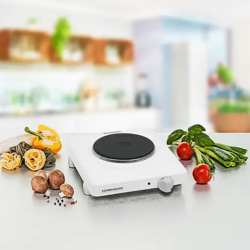 Rommelsbacher THS 815 hobs Blanco Encimera 24.5 cm Hornillo eléctrico / Placa eléc