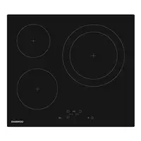 Daewoo BH6VTF26BNL-ES hobs Negro Integrado 60 cm Cerámico 3 zona(s)