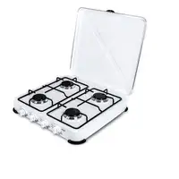 Promis KG400C hobs Negro, Blanco Encimera Encimera de gas 4 zona(s)