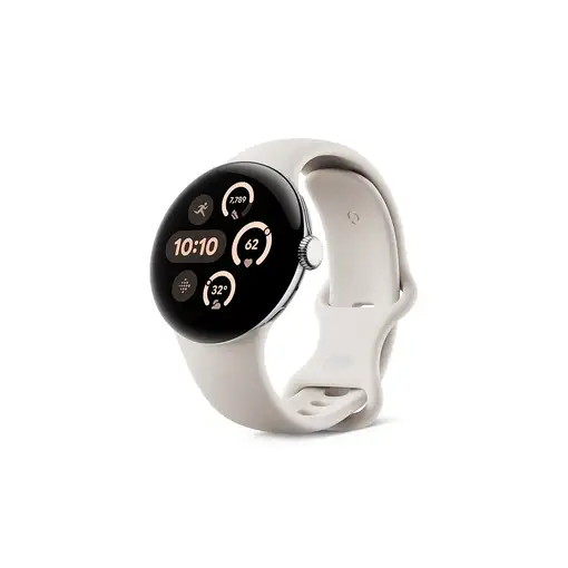 Google Pixel Watch 3 AMOLED 41 mm Digital Pantalla táctil Plata Wifi GPS (satélite