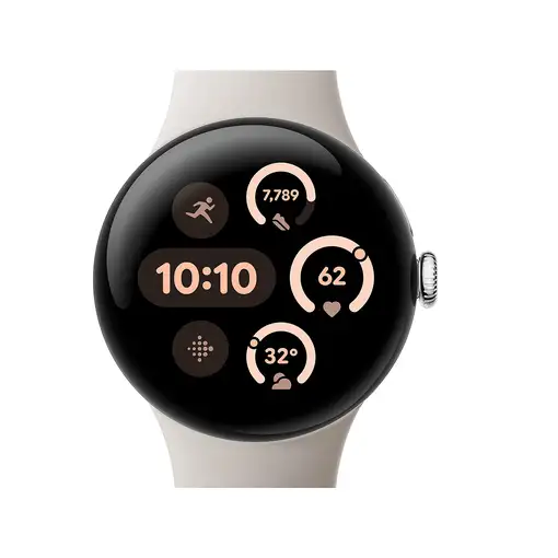 Google Pixel Watch 3 AMOLED 41 mm Digital Pantalla táctil Plata Wifi GPS (satélite