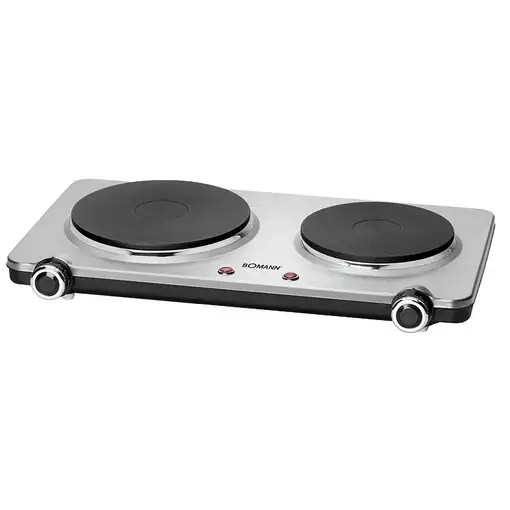 Bomann DKP 5033 E CB Negro, Acero inoxidable Encimera Hornillo eléctrico / Placa e