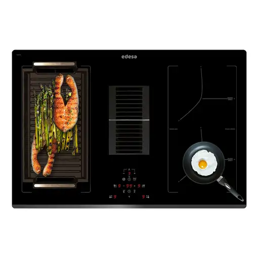 Edesa EIT-7422 DD B Negro Integrado 77 cm Con placa de inducción 4 zona(s)