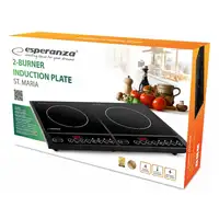 Esperanza EKH008 hobs Negro Encimera Con placa de inducción 2 zona(s)