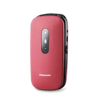 Panasonic KX-TU446 6,1 cm (2.4") 110 g Rojo Teléfono para personas mayores