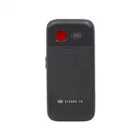Trevi Sicuro 10 4,5 cm (1.77") Negro Teléfono para personas mayores