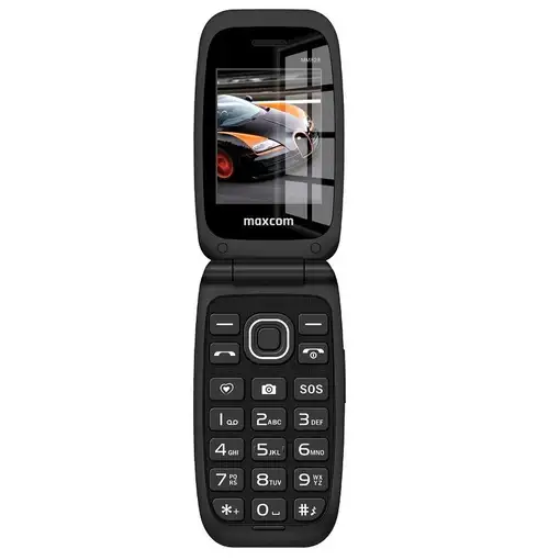 MaxCom Comfort MM828 4G 6,1 cm (2.4\) Negro Teléfono para personas mayores