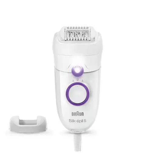 Braun Silk-épil 5 505 Power 28 pinzas Púrpura, Blanco