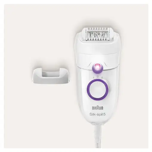 Braun Silk-épil 5 505 Power 28 pinzas Púrpura, Blanco