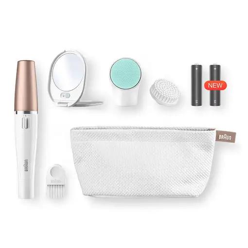 Braun FaceSpa 851V Oro, Blanco