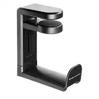 Mars Gaming Soporte Auriculares Tipo Pinza, Ajustable, Rotación 360 grados, MHH, C