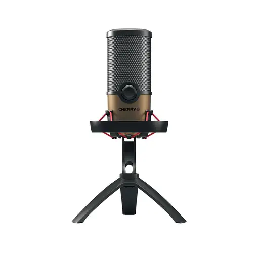 CHERRY UM 9.0 PRO RGB Negro, Cobre Micrófono de superficie para mesa