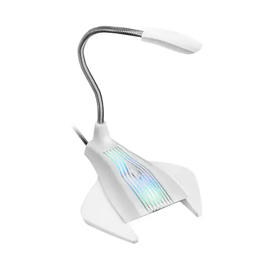 Mars Gaming MMICX, Micrófono Estudio Profesional LED, Mute, USB+Jack 3.5mm, Negro